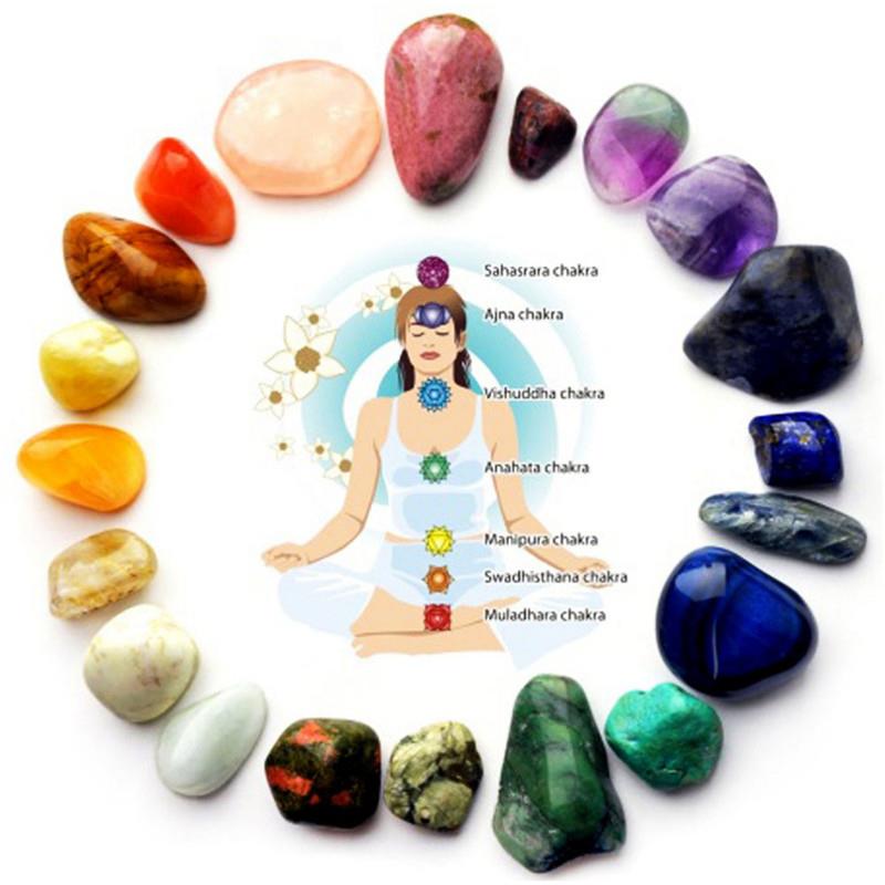 Chakra Healing Crystals 7 Reiki Stones 