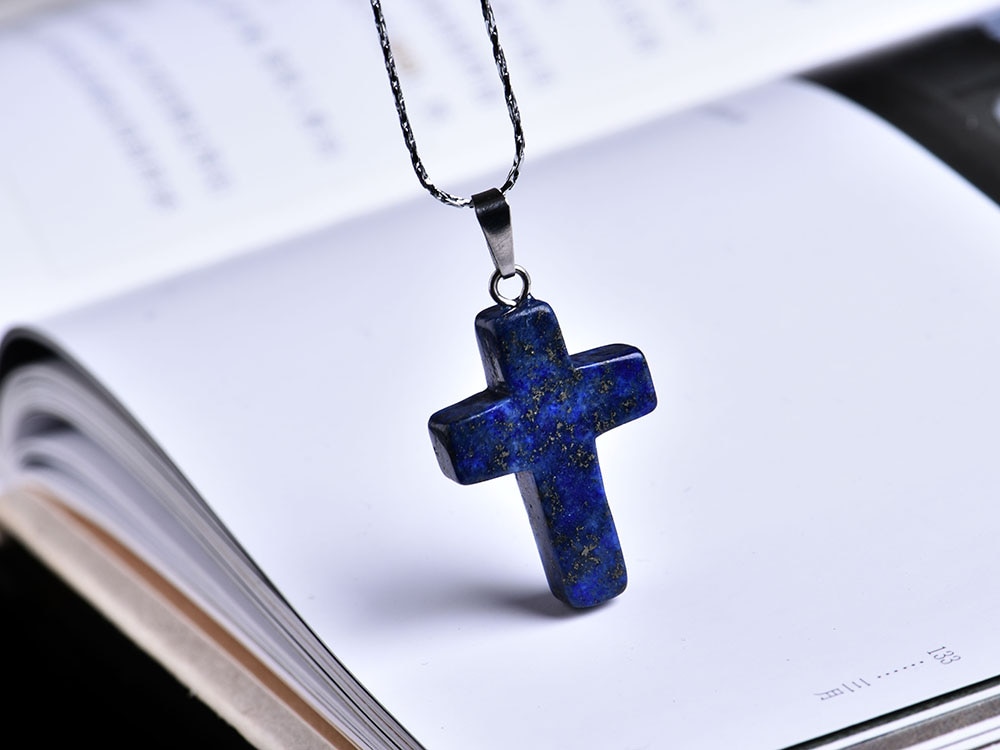 1PC Natural Crystal Mineral Ornament Cross Pendant Love and Redemption Fashion Couple Pendant Necklace Pendant DIY Gift Jewelry 1PC Natural Crystal Mineral Ornament Cross Pendant Love and Redemption Fashion Couple Pendant Necklace Pendant DIY Gift Jewelry