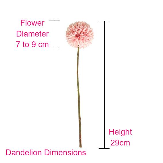 1Pcs 29cm Artificial Dandelion Flower Silk Hyacinth Flower Wedding Decoration for Home Party Hotel Garden Decorations