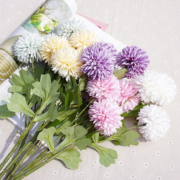 GiftsAfterLife 3 Flower Dandelion Faux Bouquet