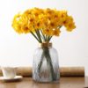 GiftsAfteLife 6 pcs Faux Daffodil Flowers