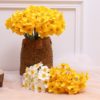 GiftsAfteLife 6 pcs Faux Daffodil Flowers