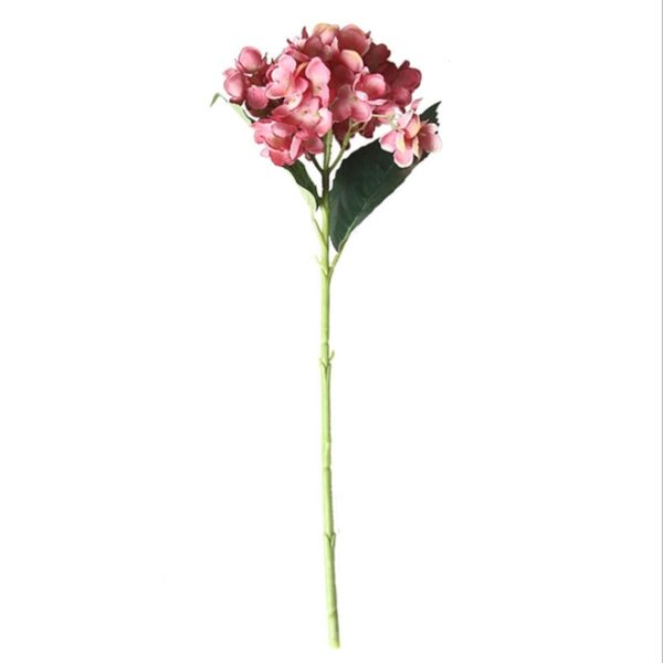 Hydrangea Silk Faux Flower Single Stem