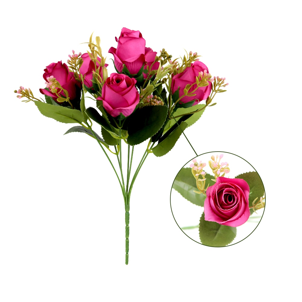 GiftsAfter.Life 6 Rose Faux Flower Bouquet