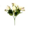 GiftsAfter.Life 6 Rose Faux Flower Bouquet White