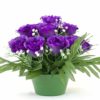 GiftsAfterLife Faux Silk Violet Purple Rose Gypsophila Potted Flowers
