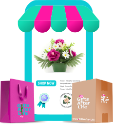 GiftsAfter.life Online Faux Flowers ~ Select & Delivered to your door