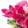 GiftsAfter.Life 14 Flower Bouquet Silk open Rose, Cymbidium Orchid & Magnolia Faux Flower Bouquet.