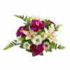 GiftsAfterLife Faux Potted Rose, Tiger Lily and Daisy Potted Faux Flower arrangement.