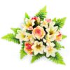 GiftsAfter.Life Faux Rose, Lily and Orchid Potted Faux Flowers