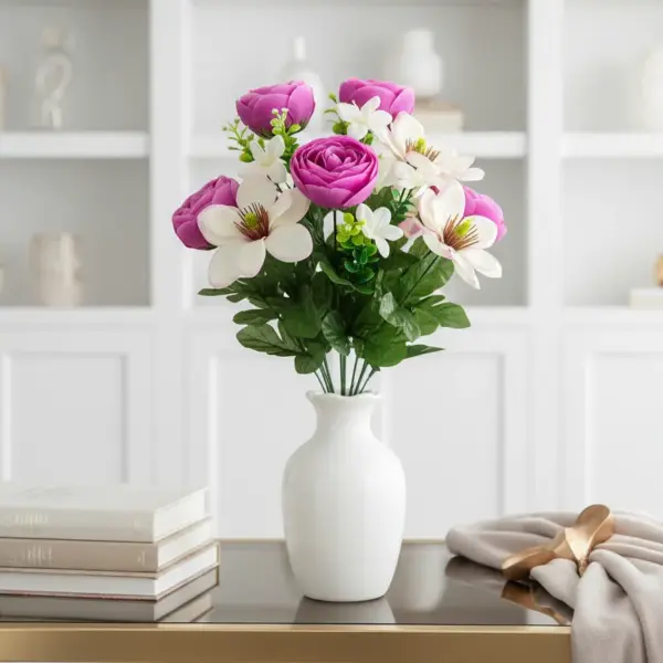Gifts_After_Life_artificial-ranunculus-anemone-bush-purple-pink_3