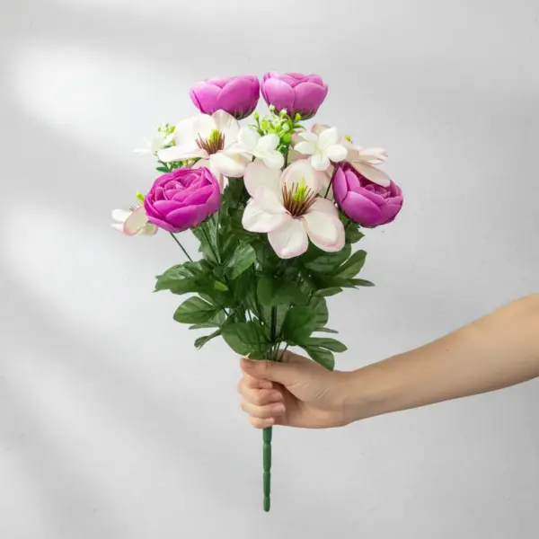 Gifts_After_Life_artificial-ranunculus-anemone-bush-purple-pink_6