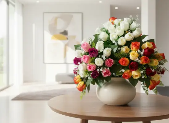 GiftsAfterLife mixed bouquets 72 roses